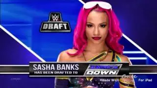 WWE draft 2016 (concept) - Sasha Banks