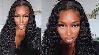 Glueless 5x5 HD CLOSURE WIG Install (Beginner Friendly) | BEST WATER WAVE HAIR | Asteria Hair