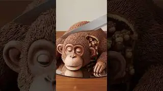 The Monkey Cake Surprise😱🐒🍰Tiny Monkeys Hidden Inside