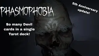 Crazy Ghost Events & Tarot Card Mania | Phasmophobia (5th Anniversary) Ft. Hopper
