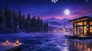 1 HOUR Nordic Night Ambience ❄️ Calm Instrumental for Sleep, Focus & Peace