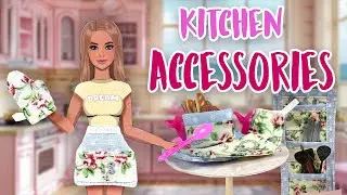Accessories For Paper Babrbie Kitchen | Cooking with Paper Dolls | Doll Crafts #diycrafts #tutorial
