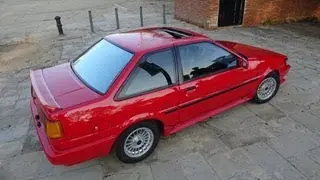 TOYOTA COROLLA AE86 I TES  DRIVE en Barcelona un coupé ligero