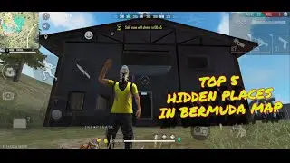Top 5 hidden places in Bermuda map freefire