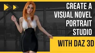 Create a visual novel portrait studio with DAZ Studio