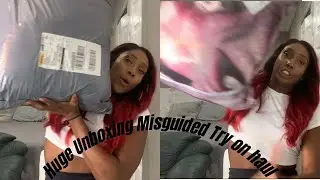 Huge Unboxing MISGUIDED Try on Haul