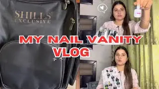My nail vanity review/ what inside my nail vanity? shop address & all details/ watch full.