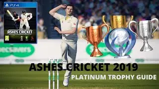 Ashes cricket 2017 PS4 trophies guide Part 1