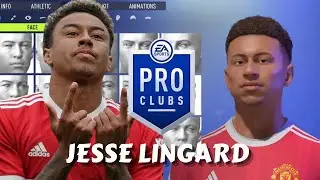 FIFA 22 Jesse Lingard Pro Clubs Creation
