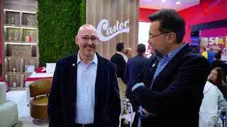 Geraldo Lu&iacute;s (Balan&ccedil;o Geral) visita a Castor Colch&otilde;es na ABF Expo - Imagens Lord Films