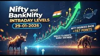 Nifty and Banknifty Intraday Levels 29-01-26 | Tomorrow Trading Plan | India EU FTA #nifty