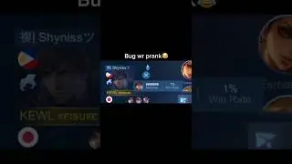 Bug wr prank in high rank😂they report me☠️ #mlbb #mobilelegends #gusiongameplay #gusion