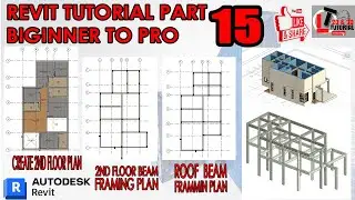 REVIT TUTORIAL PART 15: CREATE SECOND FLOOR PLAN