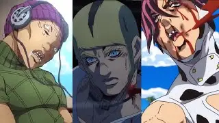 Dio's Sons All Fights and Death Scene | Rikiel Ungalo Donatello Versus | Jojo Stone Ocean Part 3