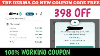 the derma co new coupon code free || the derma co coupon code || 350 off free
