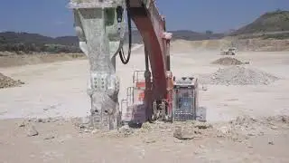 Montabert V65 Breaker in action