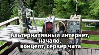 Альтернативный интернет (AlterNet), начало, концепт, сервер чата