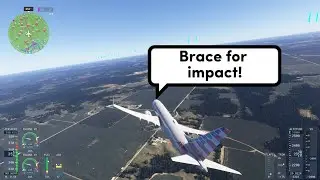 MSFS 2024| Emergency landing during Blizard W/Boeing 737 Max