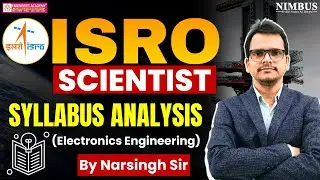 ISRO Scientist 2025| ISRO Scientist Electronics Syllabus & Preparation Strategy Tips by Narsingh Sir