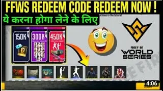 FREE FIRE WORLD SERIES REWARDS CODE | FFWS EVENT-Garena free fire | u_g army