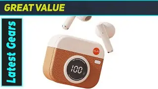 Retro Camera Earbuds: Coolest Bluetooth Headphones?