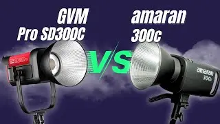GVM Pro SD300C RGB LEDモノライトレビュー － amaran 300cとの比較