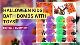Review: Halloween Bath Bombs for Kids - Spooky Fun with Surprise Toys Inside!