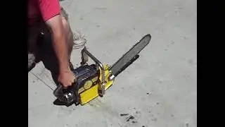 Vintage McCulloch Super 33 Chainsaw Running!