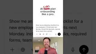 AI Plans Onboarding Like a Pro #ai #humanresources #hr