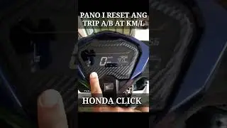 Paano I reset ang Trip A/B ni Honda Click 125 | Tutorial | Tips