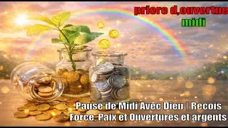 Pause de Midi Avec Dieu  Re&ccedil;ois Force Paix et Ouvertures et argents