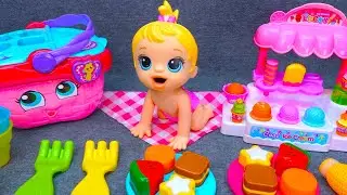 65 Minutes Unwind With Ice Cream Playset Unboxing🍟😍 Cash Register Toys ASMR 👑 Galaxy Unboxing