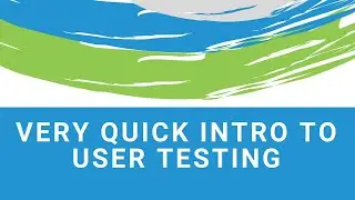 Very Short Intro to User Testing