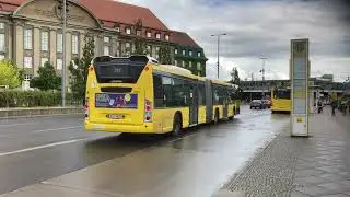 BVG Bus - Scania Citywide LFA auf der Linie 137 Ausfahrt S+U Rathaus Spandau