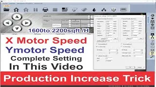 How to set Speed Flex printing machine| Q jet K Jet Fly Jet Flex Printer DPCS 512i Head All Machine