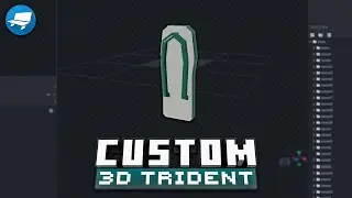 Tutorial Lengkap Bikin Custom 3D Trident Minecraft di BlockBench