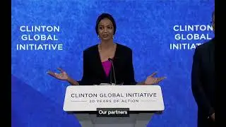 Hanin Ahmed Speaks at the Clinton Global Initiative Annual Meeting