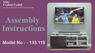 Viki Furniture TV Unit Assembly Tutorial | SKU : 135.118