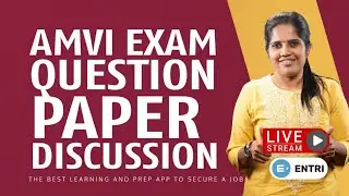 AMVI Exam Question  Paper Discussion - Exam Conducted on 26th May