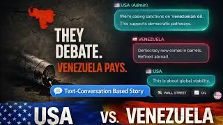 Oil, Sanctions & Silence &mdash; A U.S.&ndash;Venezuela Chat #VenezuelaOi l#USVenezuela #OilPolitics