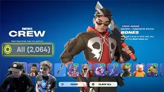 Buying Me And My Kid NEW Fortnite Crew Pack Skin Today & Unlocking Free Fortnite V-Bucks