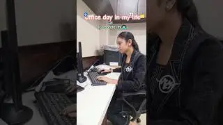 day 7/100❤️Just a simple office day 🌸Working, learning & growing ✨#OfficeVlog #viral . #WorkingGirl