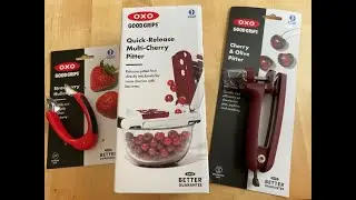UNBOXING & REVIEW | OXO CHERRY & OLIVE PITTER | OXO STRAWBERRY HULLER | MUST HAVE KITCHEN ITEMS
