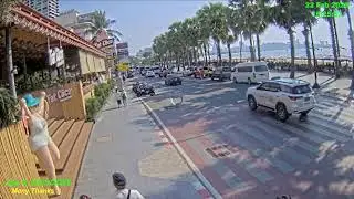 Pattaya Beach Road, Thailand | Live Camera Stream