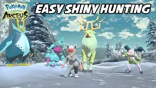 The Best Shiny Hunting Method in Pokemon Legends Arceus - EASY Shinies! Mass Outbreak Guide