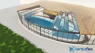 Tensaflex Rail Supported Folding Glass System