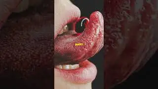 Your Tongue Print Is Unique 👅🔍 #HumanBody #WeirdBiology #FunFacts