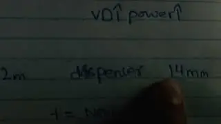 Vertex distance change in effective power of spectacle