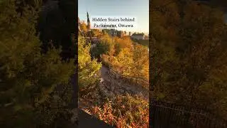 Hidden Gem Ottawa - steps behind Parliament - Trans Canada Trail