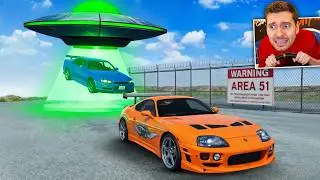 TROLLEI MEU AMIGO na ÁREA 51 no BeamNG Drive Multiplayer